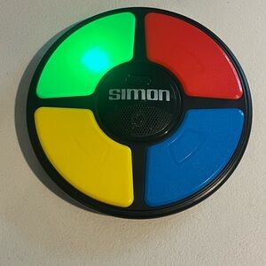 Simon 2019 Hasbro Electronic Game Tested Sounds Lights Work 8" V-3625C E9383